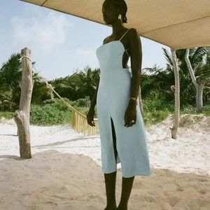 Reformation Nia Linen Dress — NWT